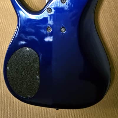 Modulus Quantum 5 Fretless 2007 - Blue Sunburst image 12