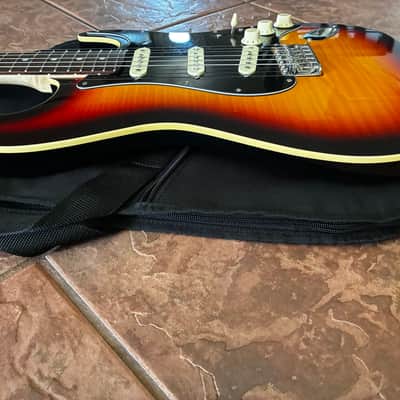 Fender Limited Edition Aerodyne Classic Stratocaster with Flame Maple Top 2019 - 3-Color Sunburst image 12