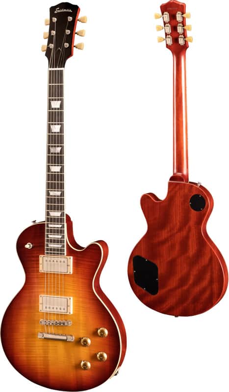 Eastman SB59/TV-RB Truetone Vintage Gloss, Redburst w/ Case image 1