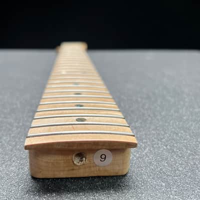 Flamed Maple Tele Style Neck C Shape Satin 9.5 Radius #9 image 10