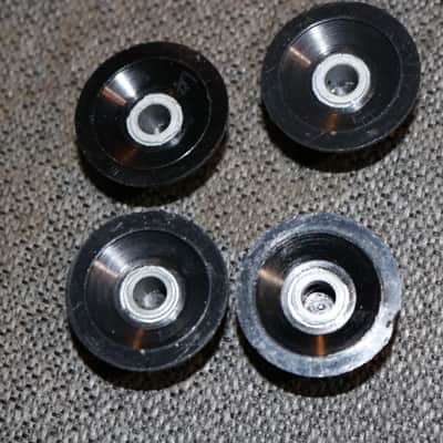 Vintage Original 1965 Fender Blackface Amp Control Knobs - Lot of 4 - Beautiful Condition image 4
