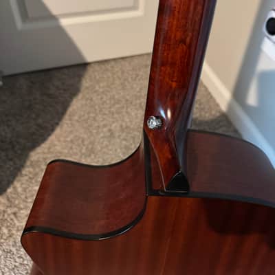 Eastman AC122CE Sapele/Sitka Spruce Grand Auditorium Cutaway with Electronics 2010s - Natural image 10