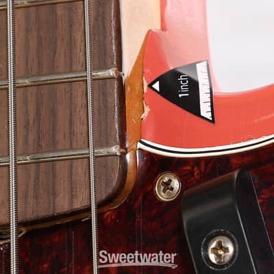 Fender Limited Vintera II Road Worn '60s Precision Bass - Fiesta Red (PBssV2RW60FRd2) image 6