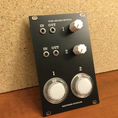 Midiverse Modular - Dual Arcade Button - Eurorack image 1