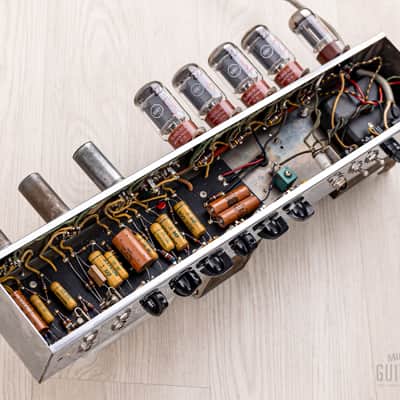 1959 Fender Tweed Twin 5F8-A High Power Vintage 2x12 Tube Amp, 100% Original Circuit, Jensen P12N image 15