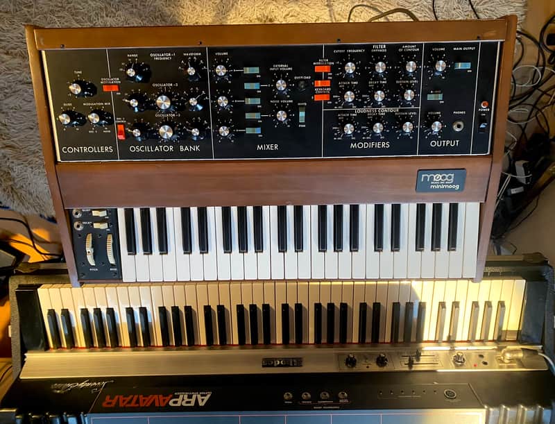 Moog Minimoog Model D Original ( 1979 - 1981 ) Serviced w case image 1