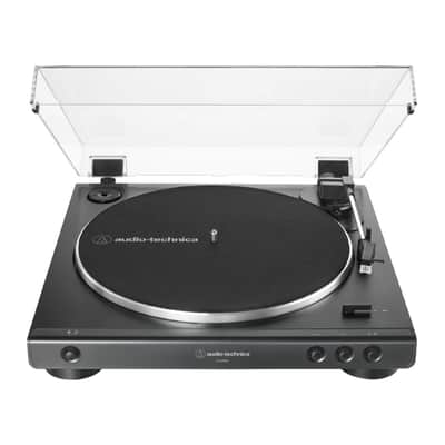 Audio-Technica AT-LP60X Belt-Drive Stereo Turntable with Amplifier System Bundle image 3