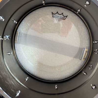 World Max Vintage Black Chrome Brass Snare 7x13 MINT image 8