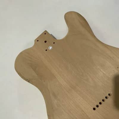 Left Handed Alder Wood Unfinished Telecaster Tele Style Guitar Body image 6