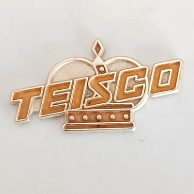 1960's Teisco Guitar Original Headstock Logo Emblem image 1