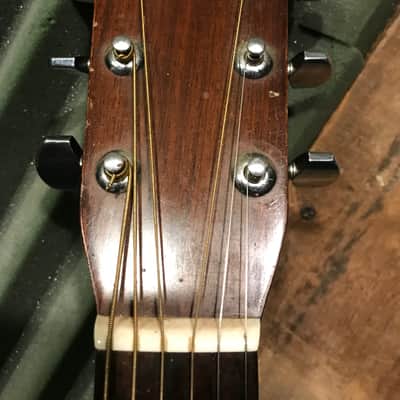 Vintage 1980s Sigma DM-3M Acoustic Dreadnought with Hardshell Case image 5