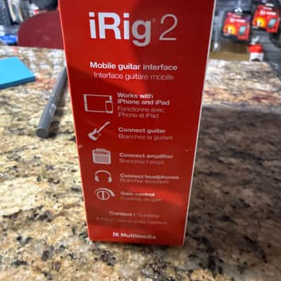 IK Multimedia iRig 2 Mobile Guitar Interface for iOS 2015 - Present - Black image 3