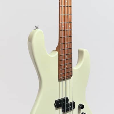 Sadowsky MetroExpress 21-Fret Verdine White Artist Line Morado Board 4-String Electric Bass Guitar - Olympic White image 6