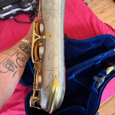 P. Mauriat Tenor Saxophone PMTS-60NS 2014 - Silver Nickel image 9