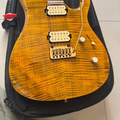 Kiesel DC600X 2023 - Vintage Yellow w/ *INSANE* Mastergrade Flame Maple Top and Fingerboard image 10