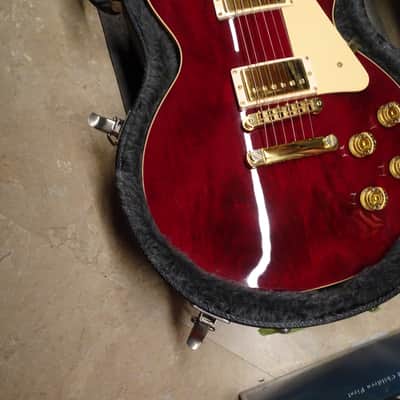 Gibson Les Paul Standard 1998 -100% Original-Outstanding-Limited Edition-Gold hardware Red Wine Cherry image 16