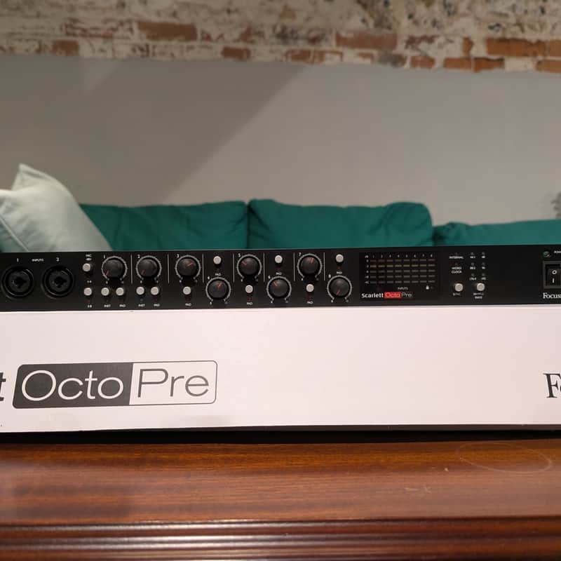 2017 – Present Focusrite Scarlett OctoPre Black