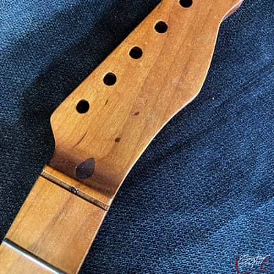 Guitar Mill T-Style Replacement Neck / 1 pc. Roasted Maple / Chunky C / Gloss / Med Relic (#GIN-3908) image 3