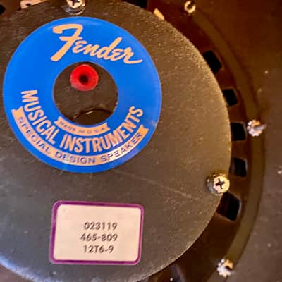 1968 Fender Vintage 2x12 Drip Edge Speaker Cabinet w/ Matching Oxford 12T6-9 Speakers image 11