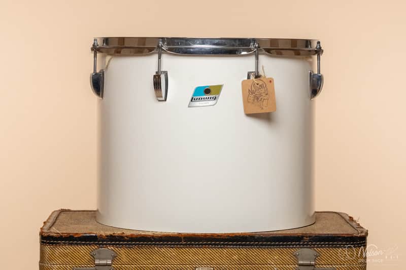 1970s Ludwig Concert Tom in White Cortex - 12x15 image 1