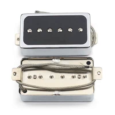 Neck and Bridge Guitar Alnico 5 Humbucker P90s Pickups Set image 2