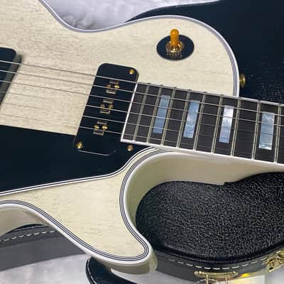 NEW ! Gibson Custom Shop Historic '54 Les Paul Custom Reissue Dealer Select - P-90's Staple Pick-Up - TV White - VOS - Authorized Dealer - 9.3 lbs - G07164 image 2