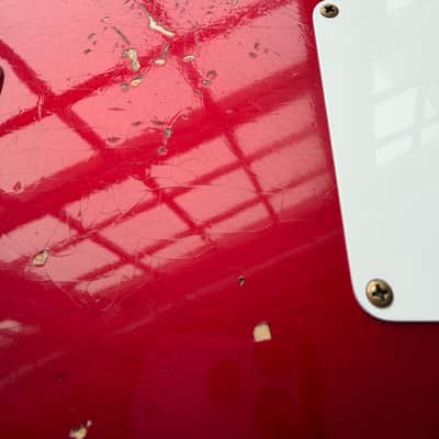 2026 Fender Custom Shop Stratocaster Pro W25 Relic - Candy Apple Red image 17