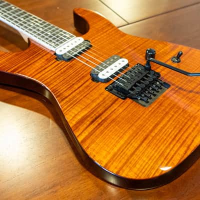 Dean MD24 Select Flame Floyd 2020 - Tiger Eye image 1