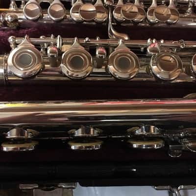 Artley Model 5-0 Flute-Solid Silver Head W/ 15P Piccolo & Case, CLEAN!! image 8