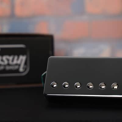 Gibson 490T Modern Classic Bridge Treble Humbucker Pickup - CHROME Cover  - 4 Conductor image 2