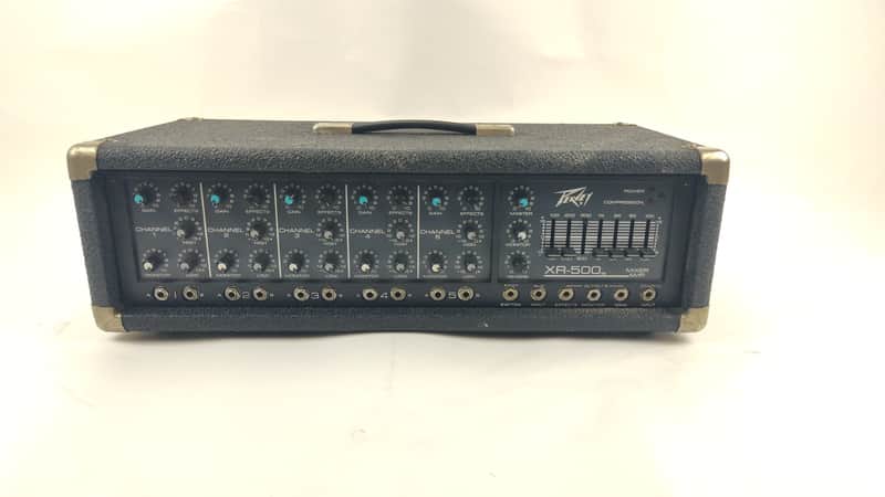 Peavey XR-500 Series 260-C 5CH Powered Amplifier Head Mixer 90's - 2000's - Black image 1