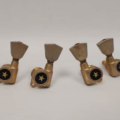 Vintage Gotoh Ibanez Japan 1970's Tuners 3x3 Gold Star Keystone PF200 or Similar image 13