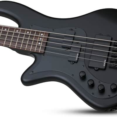 Schecter Stiletto Stealth Left Hand  5 String Electric Bass Guitar (2527) image 5
