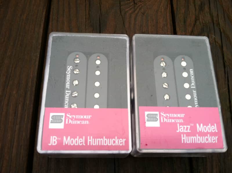 Seymour Duncan JB Jazz Hot Rodded Pickup Set Humbucker SH-4 SH-2n BLACK image 1
