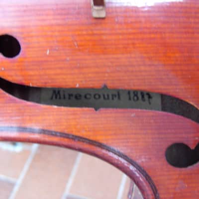 Breton Mirecourt Violino 3/4 da studio 1887 Noce image 2
