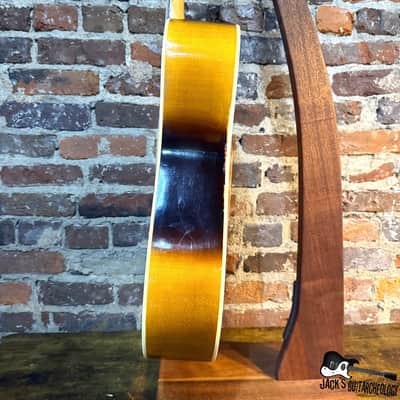 Framus Texan 5/196 Acoustic Guitar w/ Piezo & HSC (1960s - Sunburst) image 5