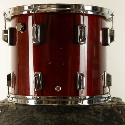 1980s Pearl 12x14 "Extender" Rosewood Lacquer Tom image 7