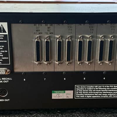 SSL X-Rack Chassis Summing Mixer + 6 XR623 4-Input + XR622 Master Output image 5