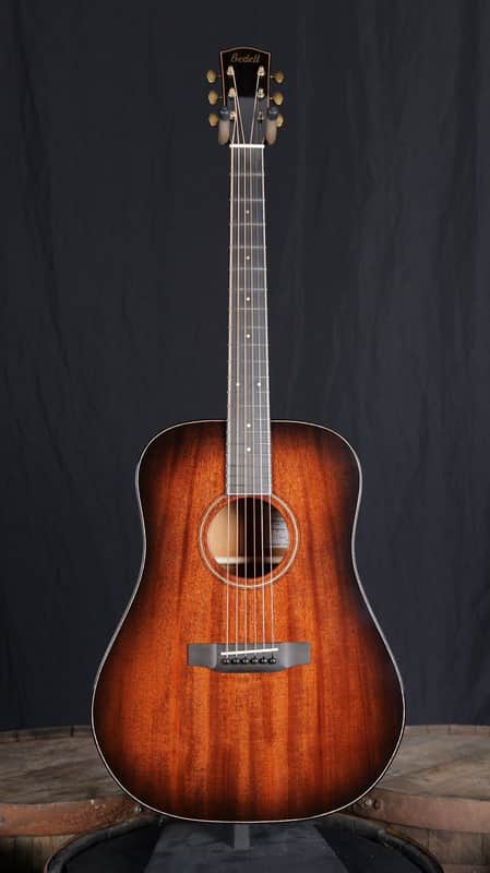 Bedell  Classic Folk Dreadnought Honduran Mahogany - Antique Burst - Antique Burst image 1