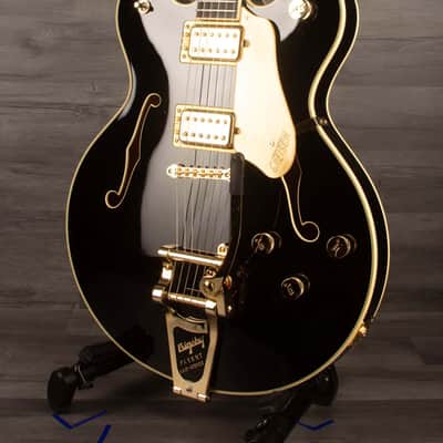 Gretsch Broadkaster® LX Center Block with String-Thru Bigsby® and Gold Hardware, Ebony Fingerboard, Black image 8