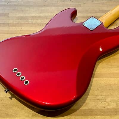 Fender  50th Limited Anniversary Jazz Bass CAR 2010 - Candy Apple Red + Case image 5