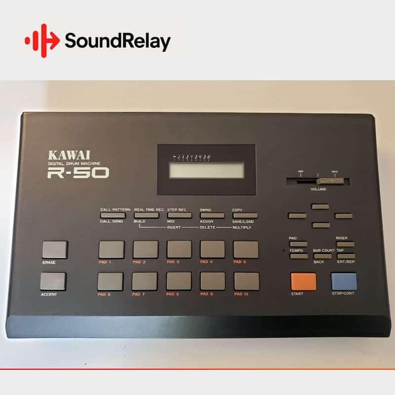 Kawai R50 - Industrial Drum Machine 1987 - PSU Included - Manual Included - Tested image 1