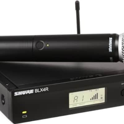 Shure BLX24R/B58 Rackmount Wireless Handheld Microphone System with Beta 58A Capsule (J11: 596 to 616 MHz) image 4