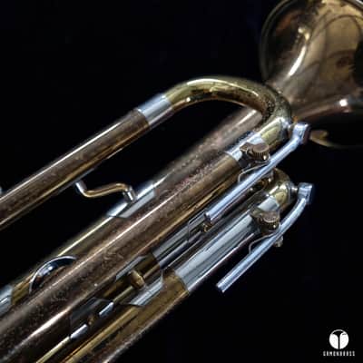 Extra early 40`s F.E Olds Ambassador Los Angeles Hubbard Morgan gamonbrass trumpet image 1