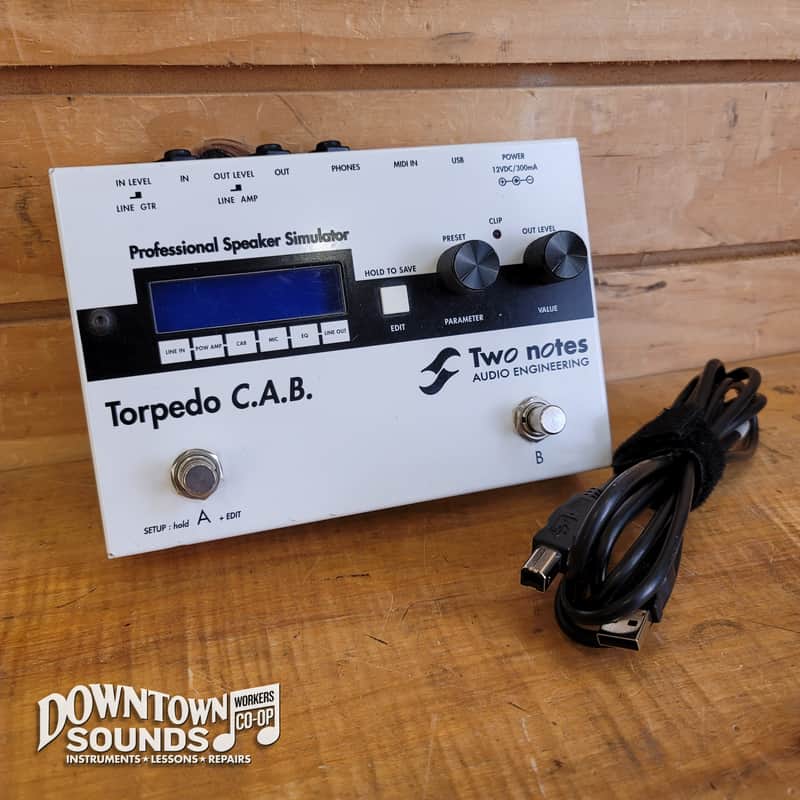 Two Notes Torpedo C.A.B. Speaker Simulator Pedal | Reverb