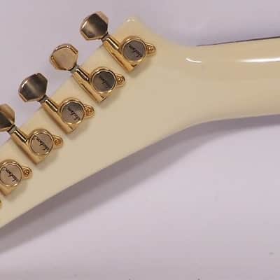 Jackson RR5 Rhoads Electric Guitar White W Pinstrips W/Case -White image 7