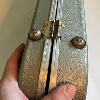 1980's Charvel Deluxe & Fusion Series Toothpaste Dinky Model Grey Chainsaw Guitar Case image 24