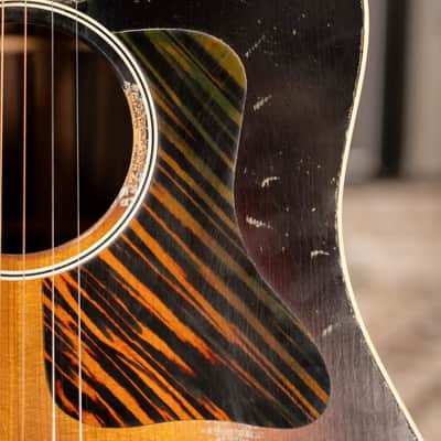 Gibson Custom Shop 1936 Advanced Jumbo Murphy Lab Heavy Aged Acoustic Guitar - Vintage Sunburst with Hardshell Case image 7