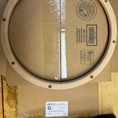 Precision Drum Co. Maple Drum Rim Set (5-hole) 2020 - Unfinished Maple image 6