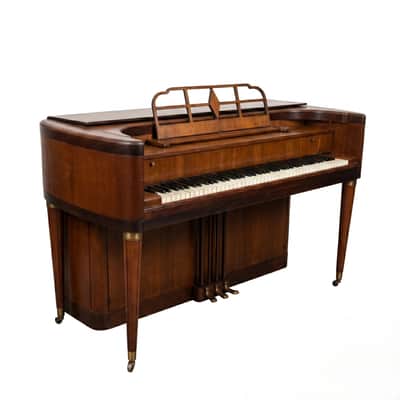 Rare Wurlitzer Art Deco Console Piano image 3